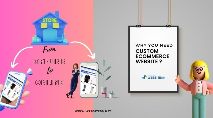 why you need custom ecommerce website?